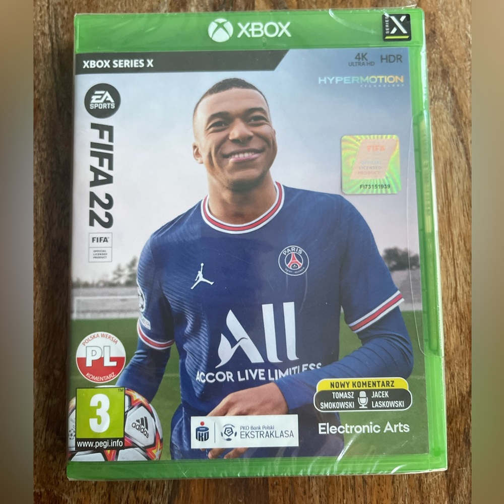 Xbox series X FIFA22 still in plastic